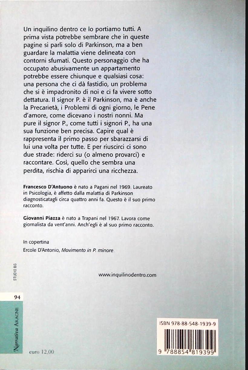 L'INQUILINO DENTRO - FRANCESCO D'ANTUONO-GIOVANNI PIAZZA