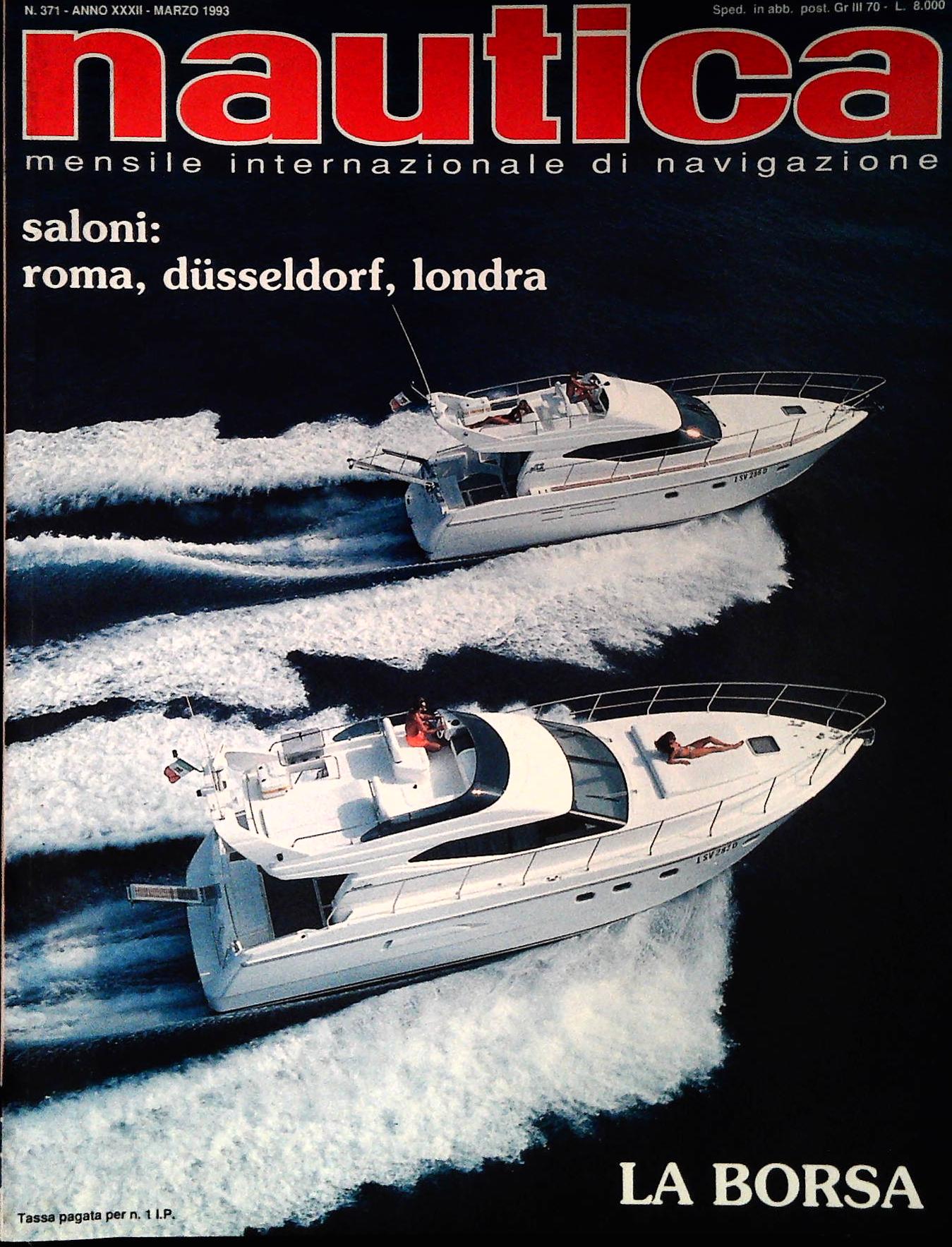 NAUTICA N. 371 MARZO 1993 - OUTLET DEL LIBRO