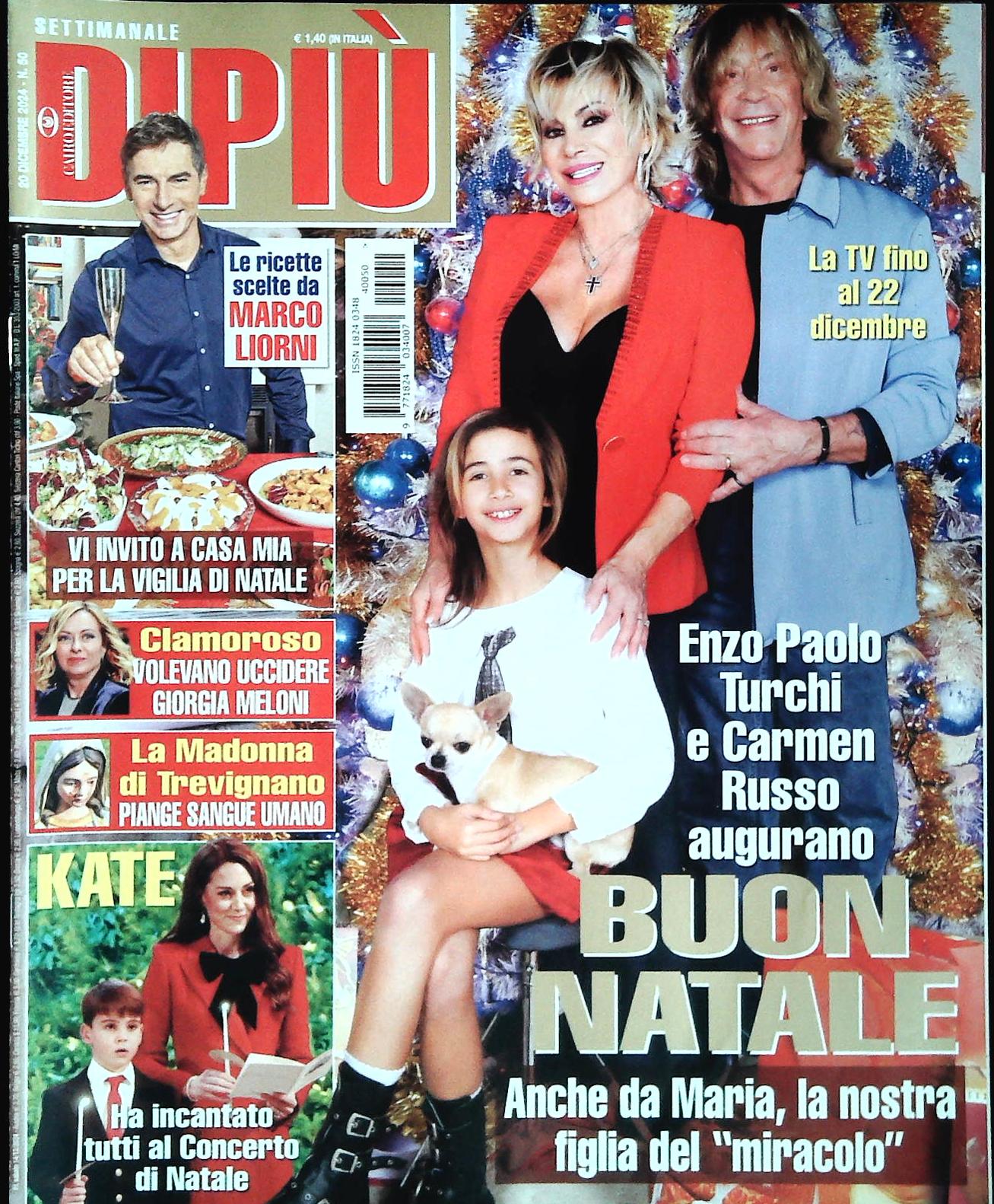 DI PIU' 20 DICEMBRE 2024 - CARMEN RUSSO - LIORNI - MADONNA TREVIGNANO - OUTLET DEL LIBRO
