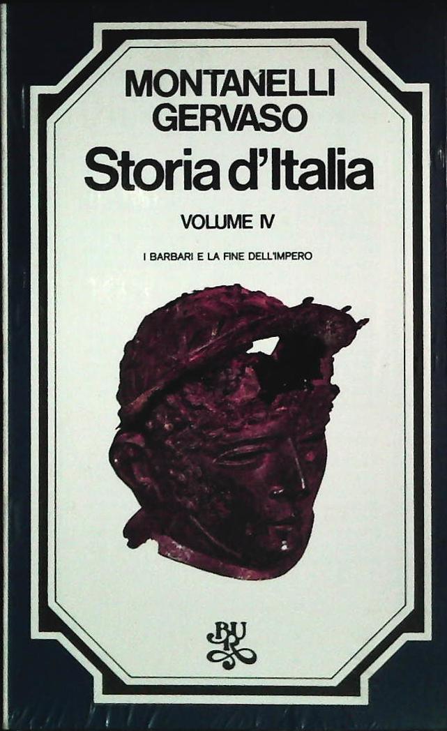 STORIA D'ITALIA. I BARBARI E LA FINE DELL'IMPERO-VOL IV - 1974 - OUTLET DEL LIBRO