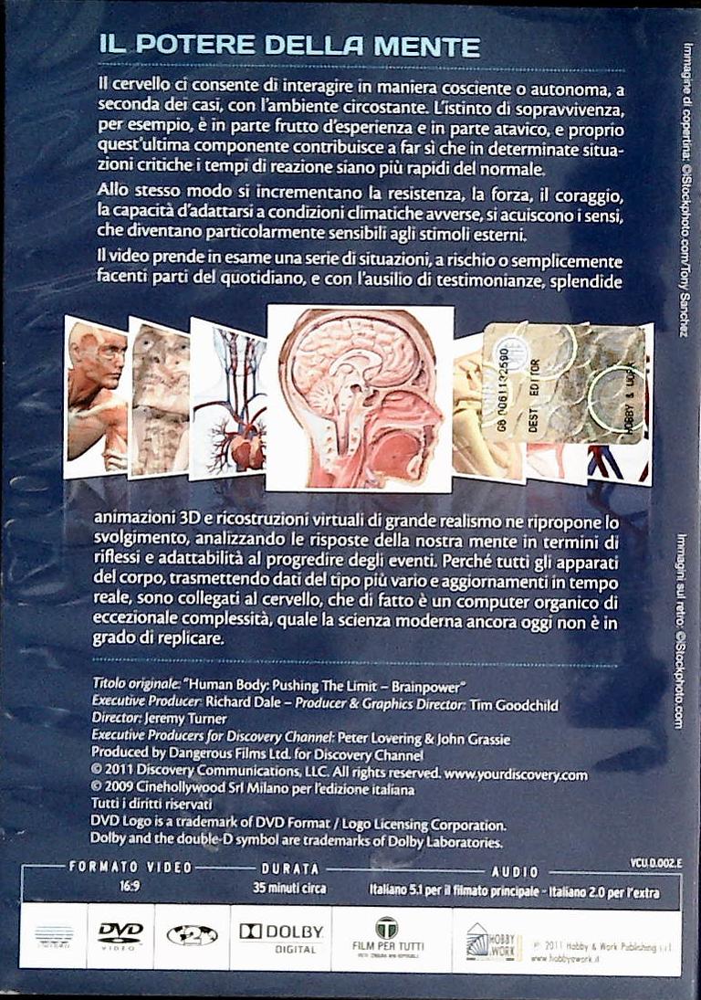 VIDEONCICLOPEDIA DEL CORPO UMANO - IL POTERE DELLA MENTE - DVD