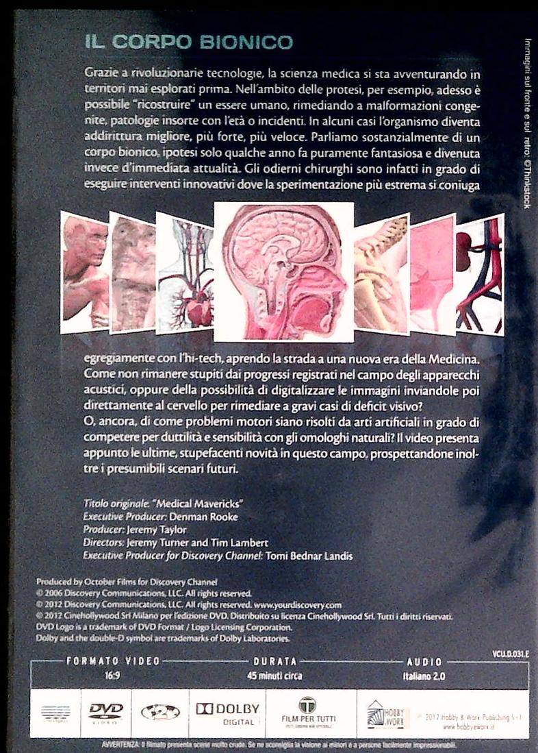 VIDEONCICLOPEDIA DEL CORPO UMANO - IL CORPO BIONICO - DVD