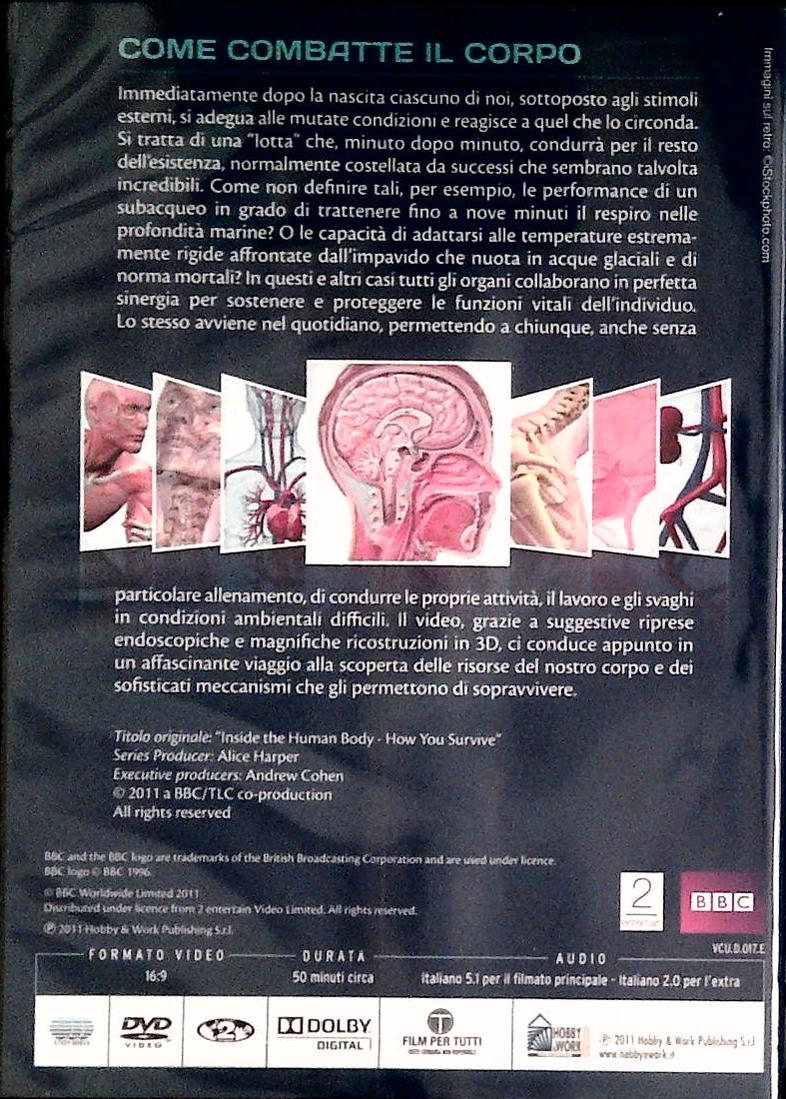 VIDEONCICLOPEDIA DEL CORPO UMANO - COME COMBATTE IL CORPO - DVD