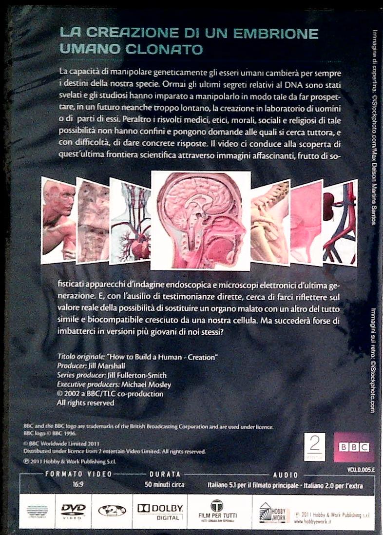 VIDEONCICLOPEDIA DEL CORPO UMANO -LA CREAZIONE DI UN EMBRIONE CLONATO - DVD