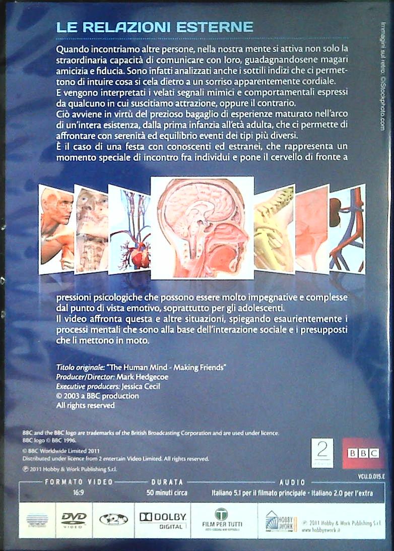 VIDEONCICLOPEDIA DEL CORPO UMANO - LE RELAZIONI ESTERNE - DVD