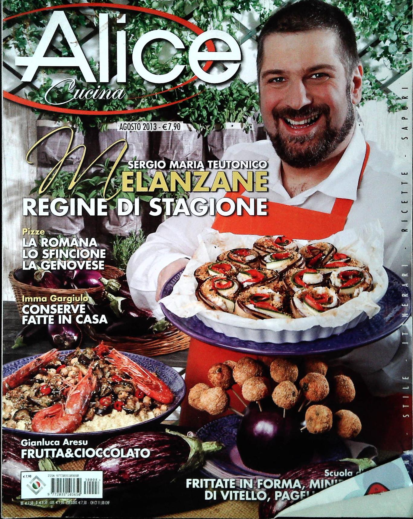 ALICE CUCINA - AGOSTO 2013 - OUTLET DEL LIBRO