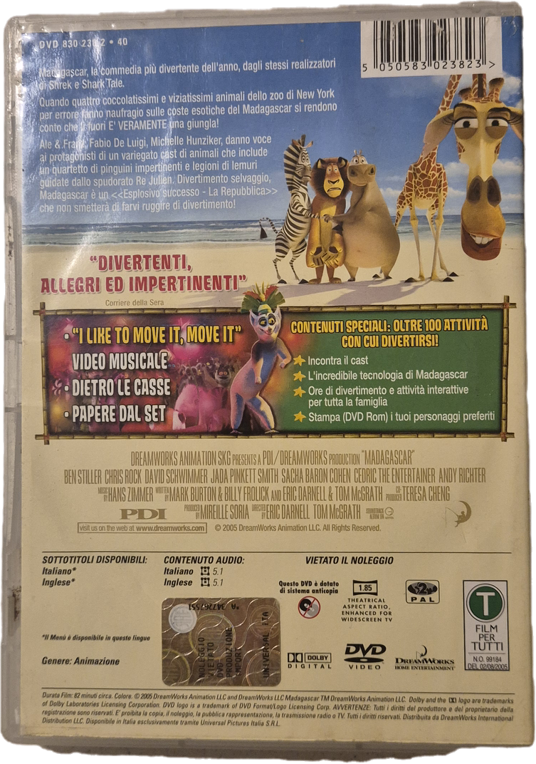 MADAGASCAR - DVD