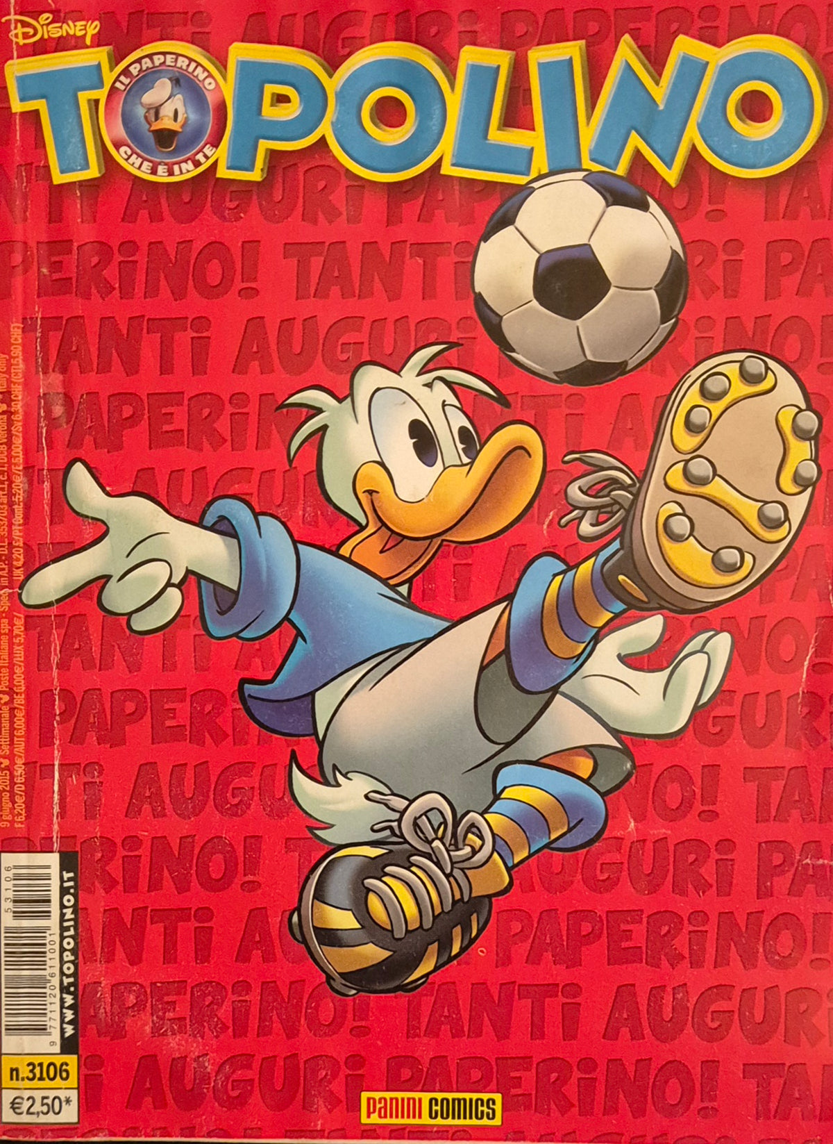 TOPOLINO N. 3106 - 9 GIUGNO 2015