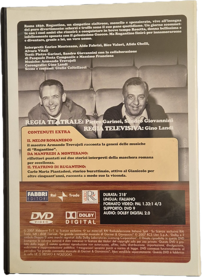 RUGANTINO - MONTESANO-FABRIZI-CHELLI - DVD