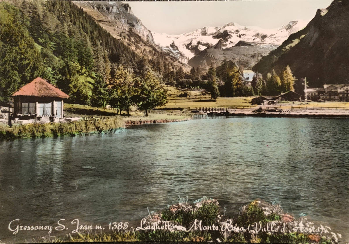 GRESSONEY S. JEAN - LAGHETTO - V1956 - FG