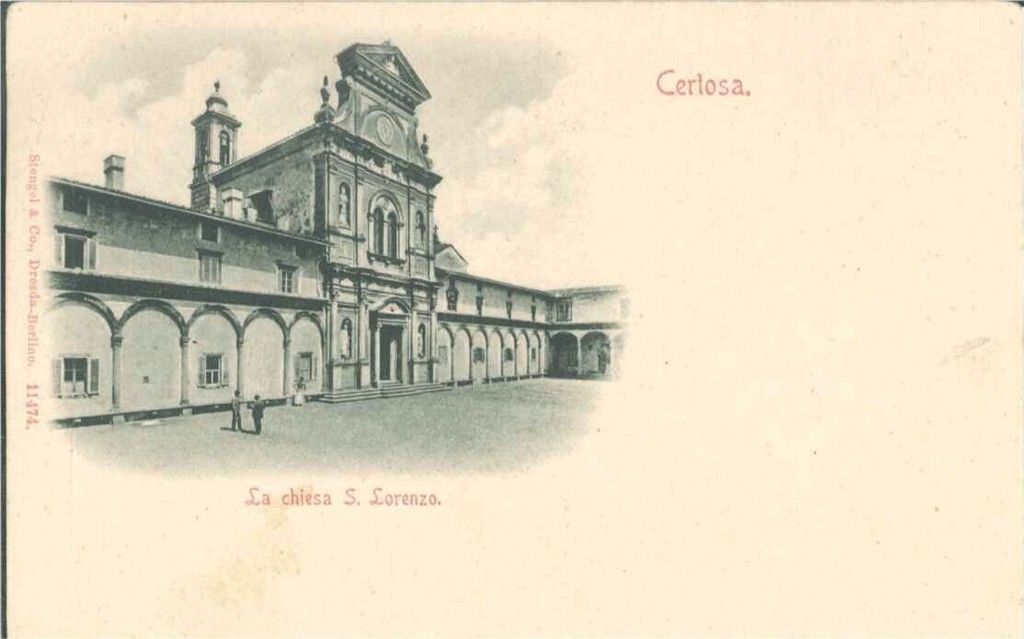 PAVIA CERTOSA - CHIESA DI SAN LORENZO - NV - DORSO UNITO