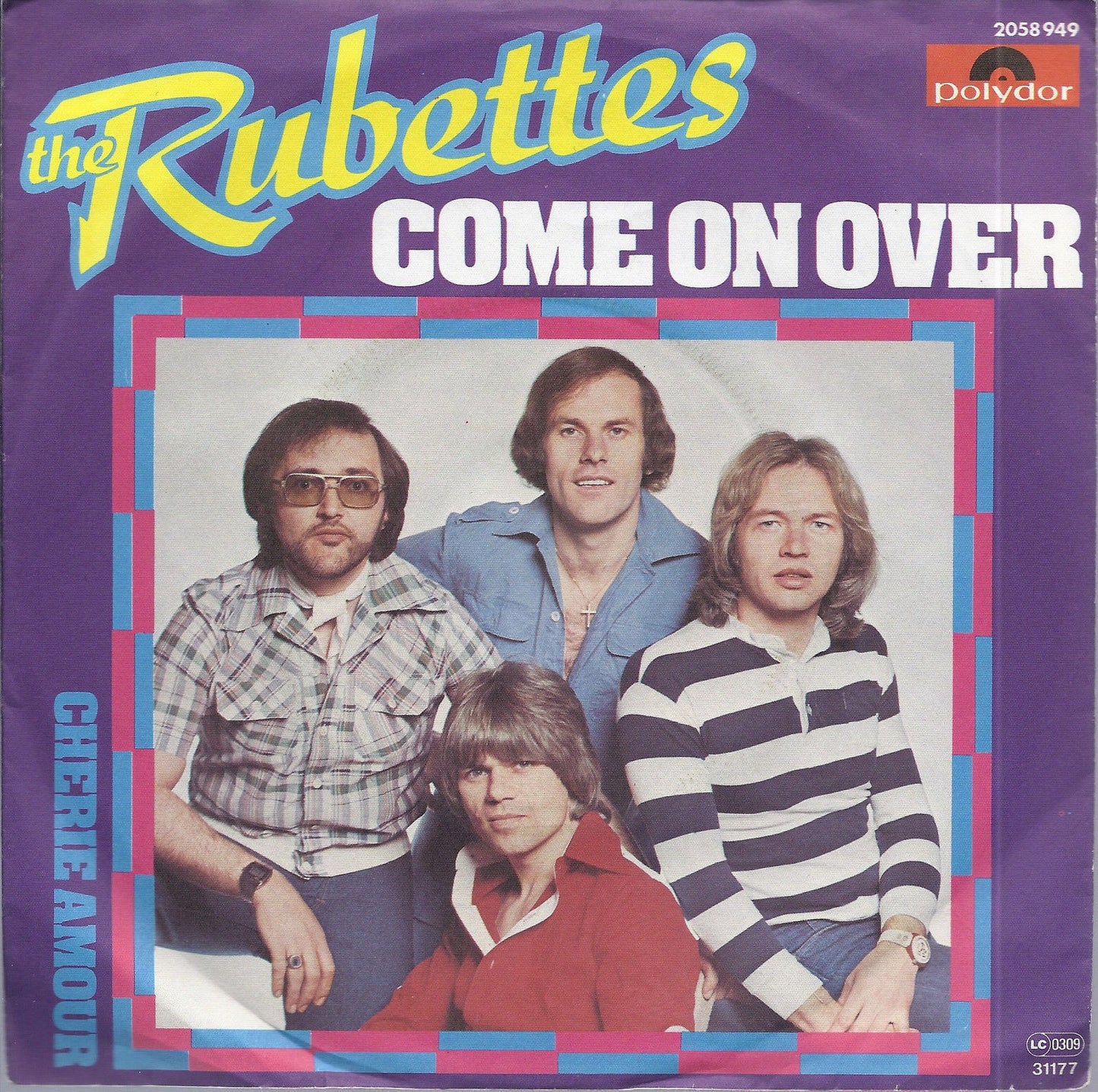 COME ON OVER - CHERIE AMOUR - THE RUBETTES - 45 GIRI
