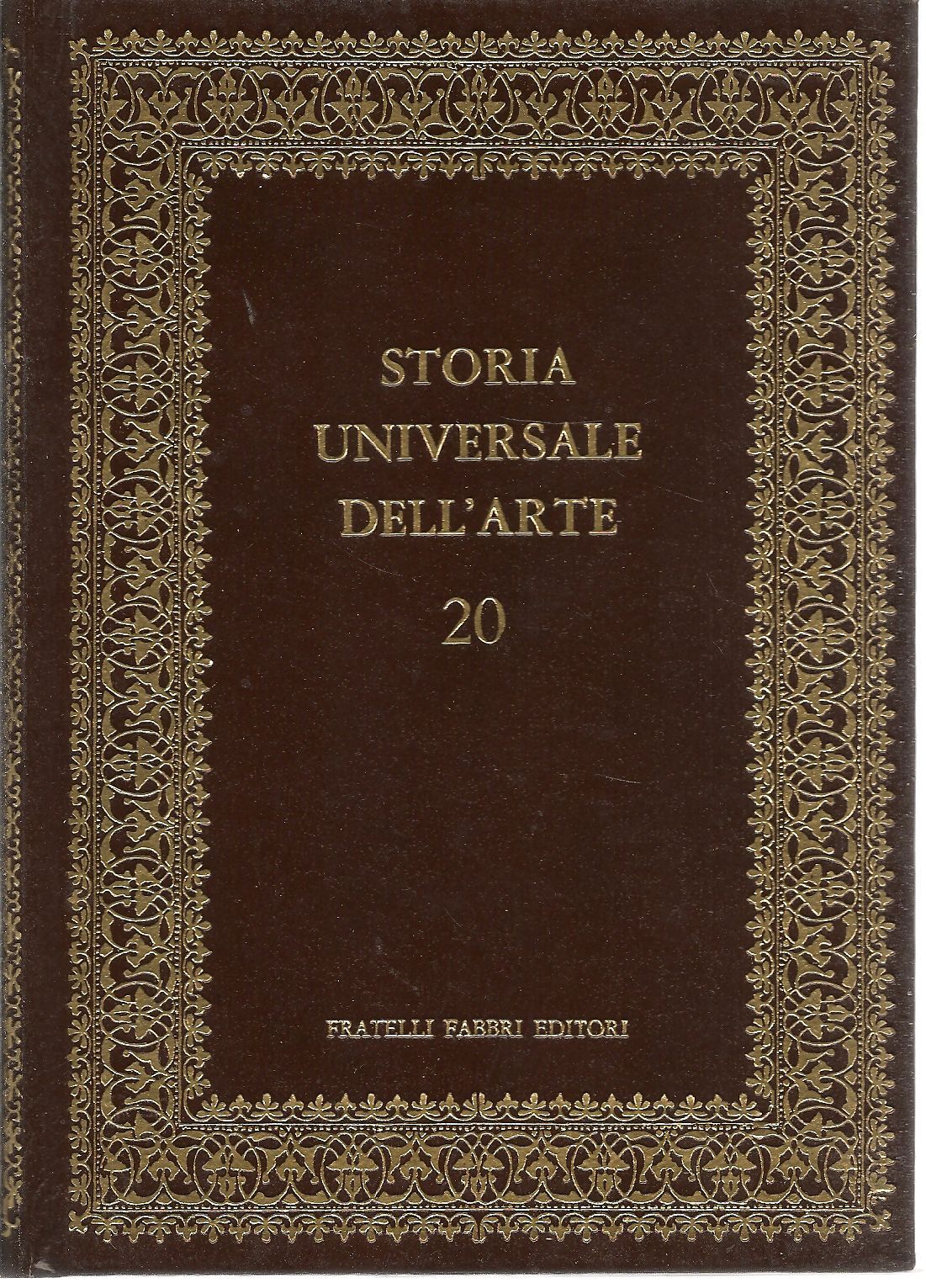 STORIA UNIVERSALE DELL'ARTE - VOL. 20