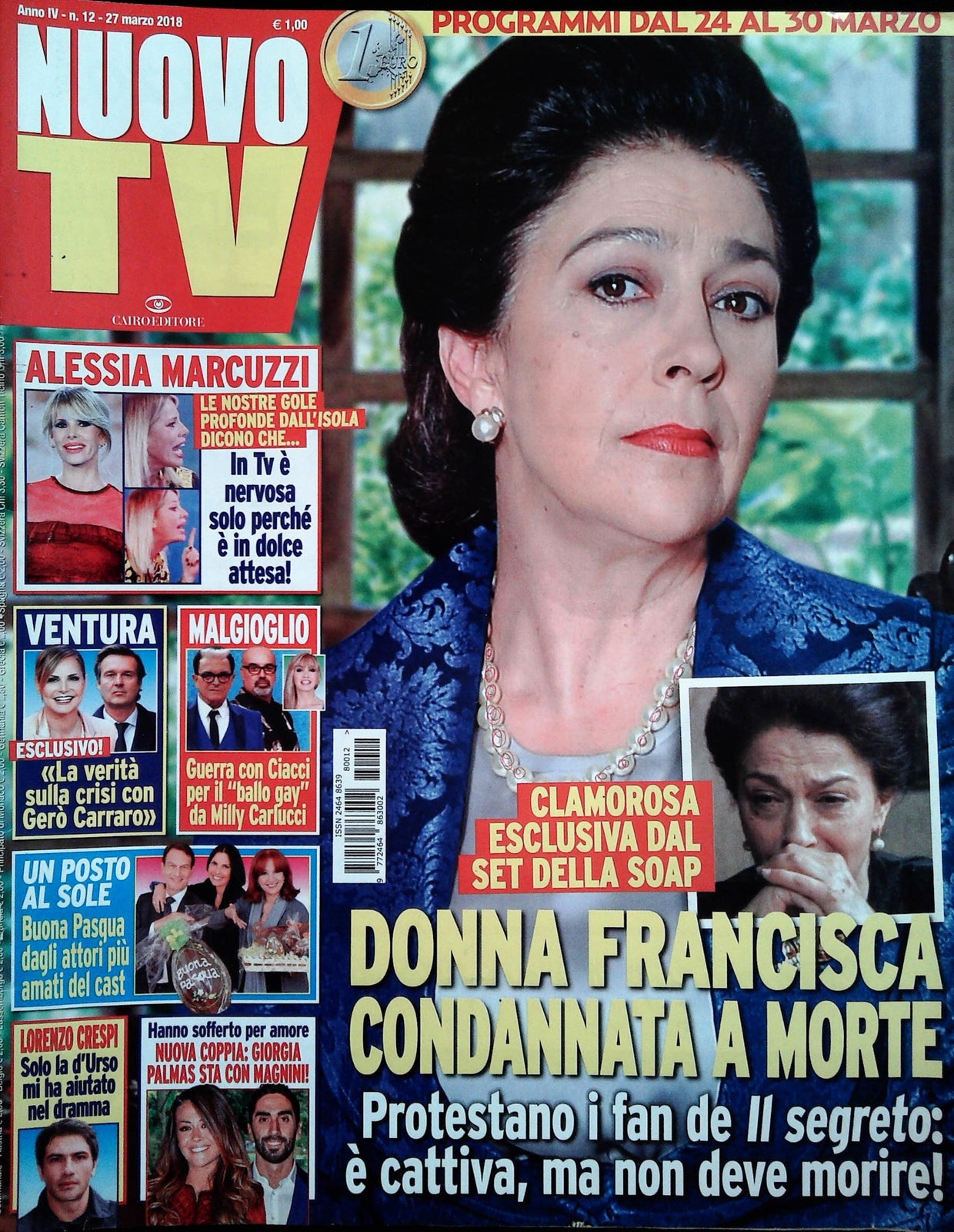 NUOVO TV 27 MARZO 2018 - DONNA FRANCISCA-MARCUZZI-MALGIOGLIO-VENTURA