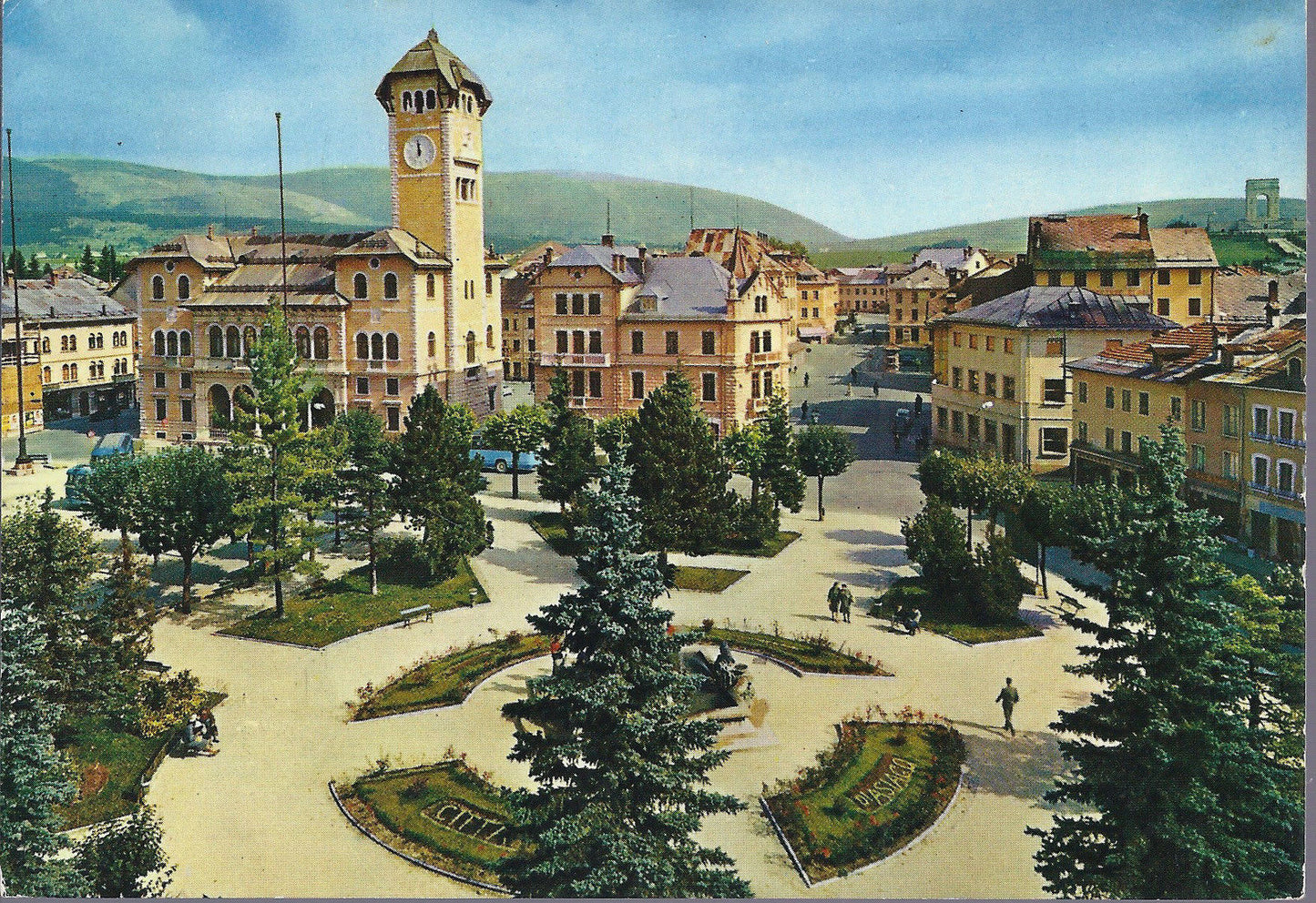 ASIAGO - GIARDINI PIAZZA CARLI - V 1977 - FG