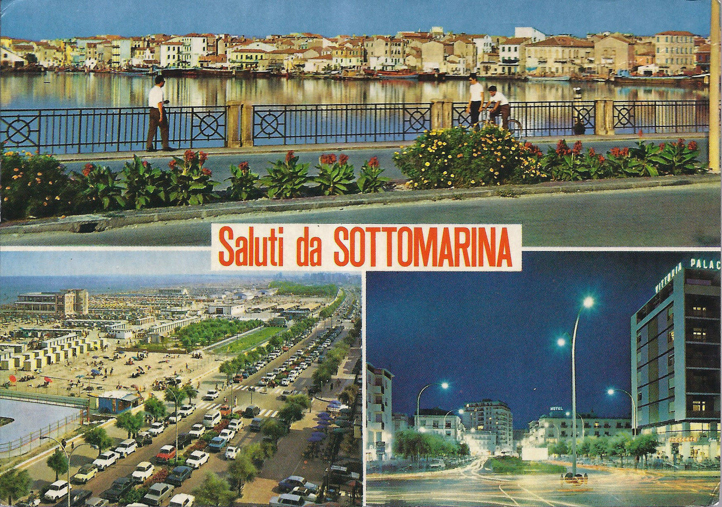 SOTTOMARINA - SALUTI - 3 VEDUTE - V1970