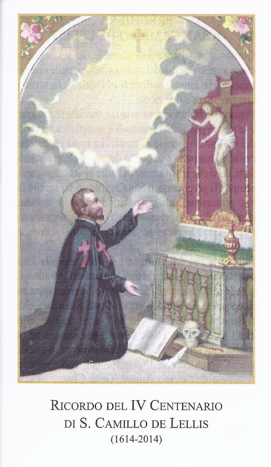 S. CAMILLO DE LELLIS - RICORDO DEL IV CENTENARIO - SANTINO -