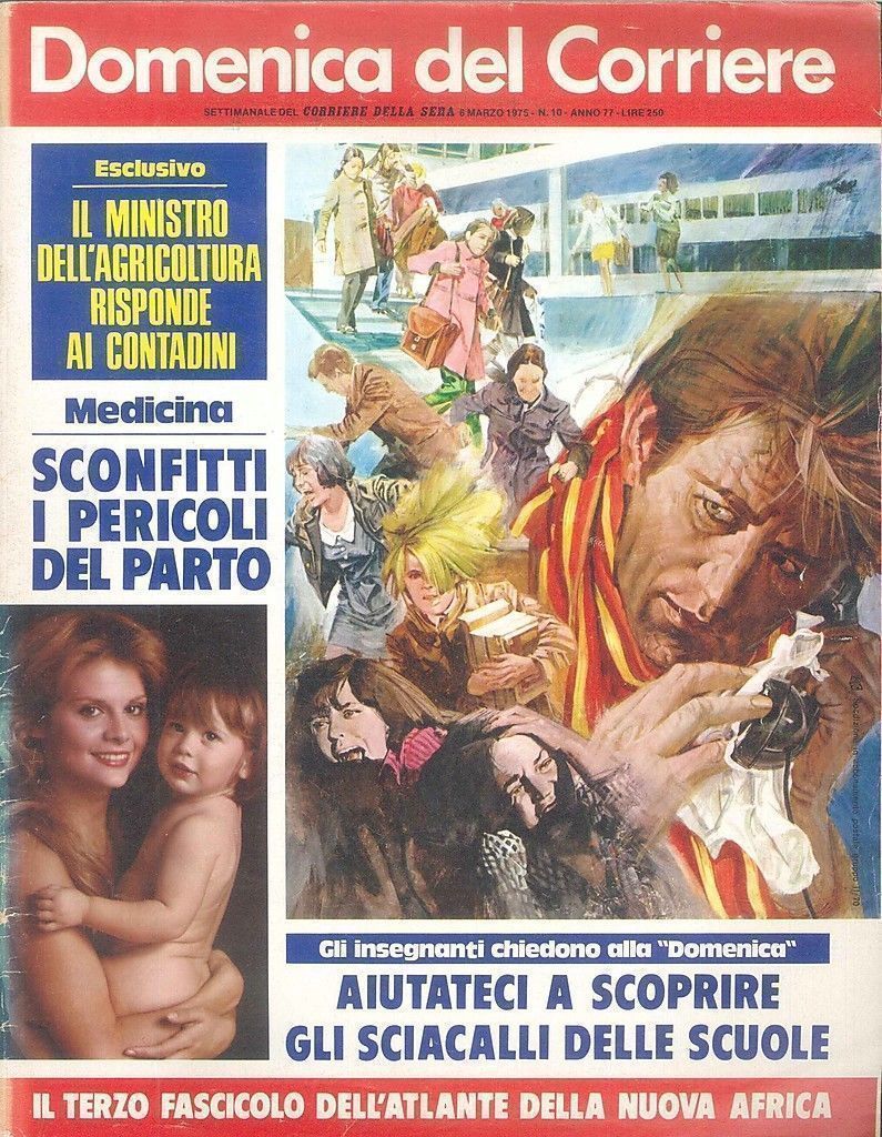 DOMENICA DEL CORRIERE N 10 - 6 MARZO 1975