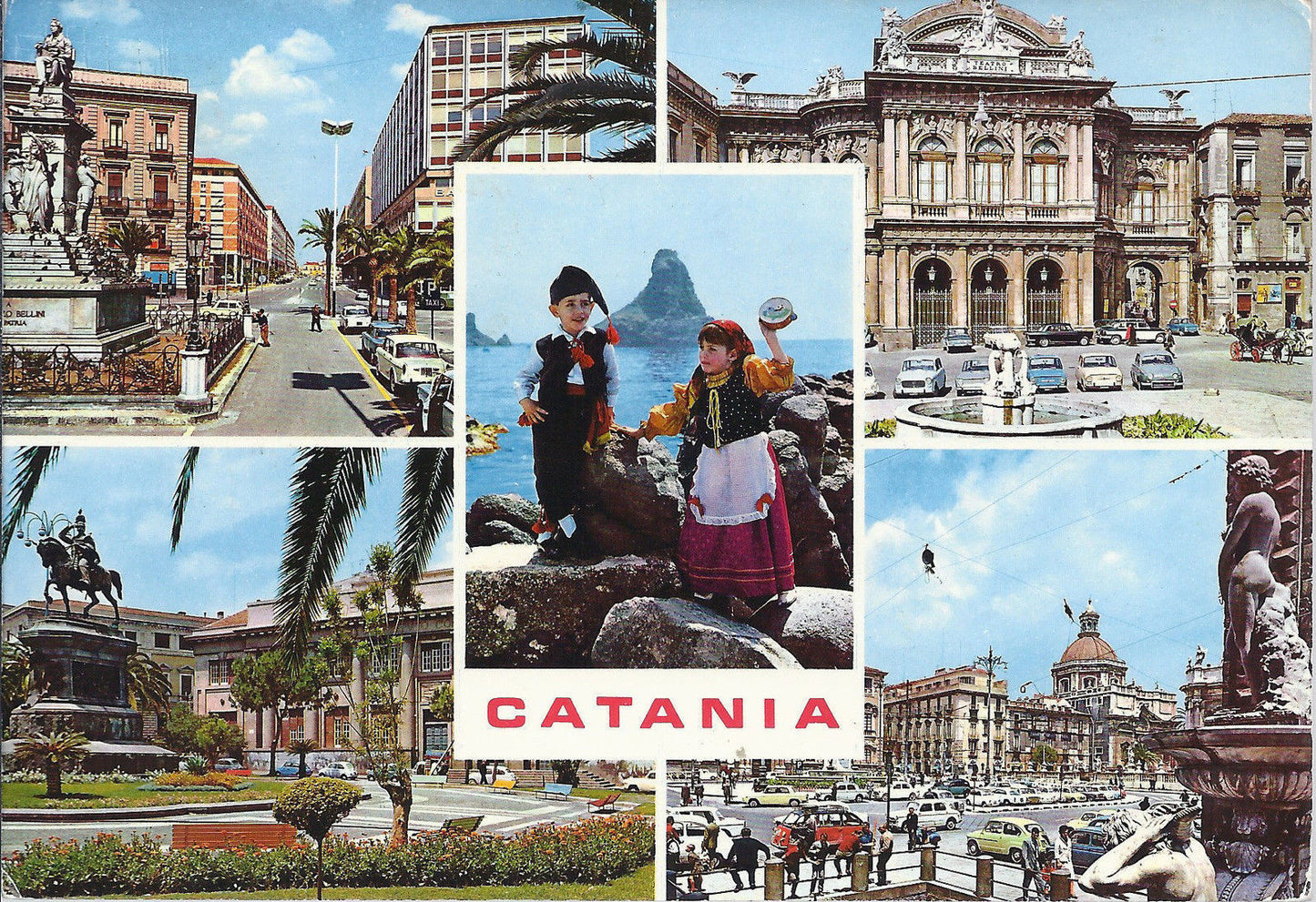 CATANIA - 4 VEDUTE E COSTUMI - V1971