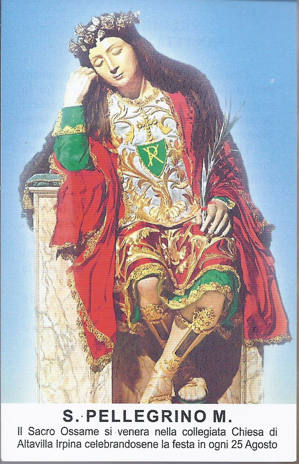 S. PELLEGRINO Mart. Chiesa di Altavilla Irpina - SANTINO AS0