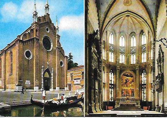 VENEZIA - CHIESA DI SANTA MARIA GLORIOSA DEI FRARI -3 IMMAGINI - V2000