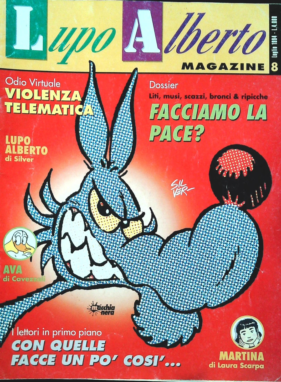 LUPO ALBERTO MAGAZINE N. 8 - LUGLIO 1994