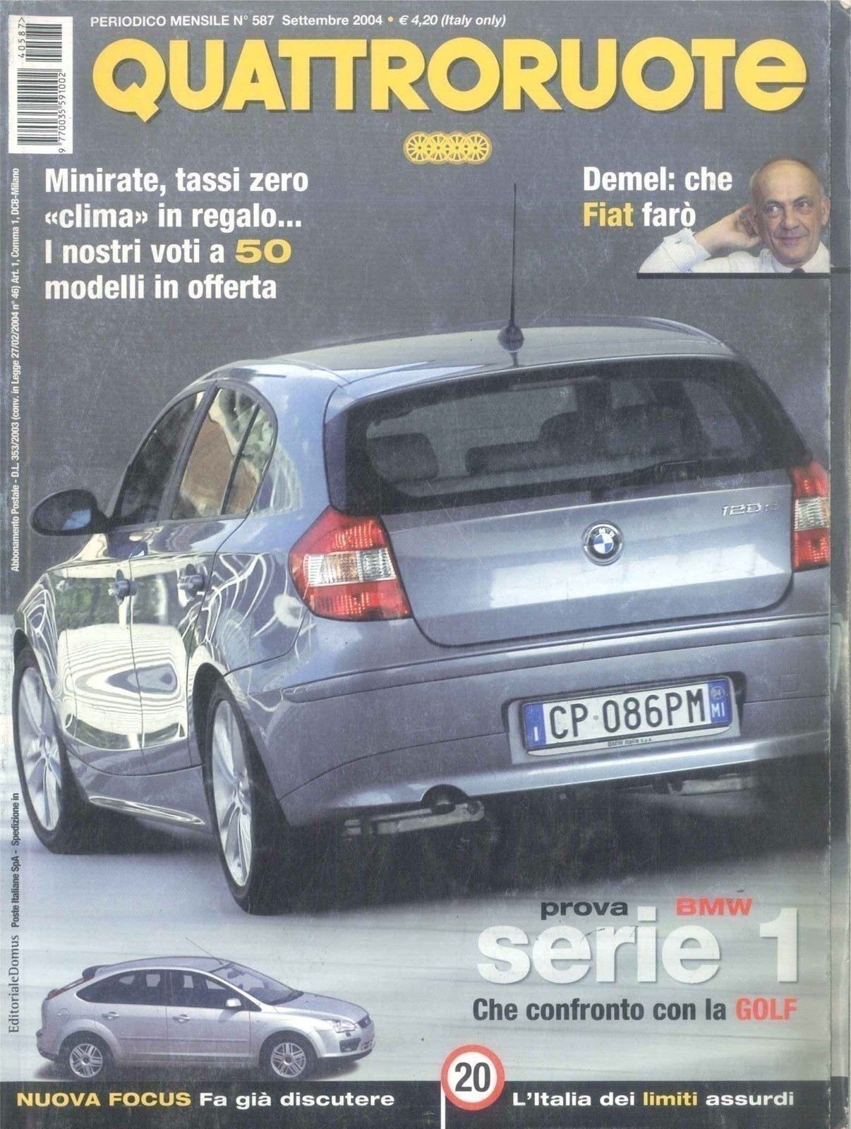 QUATTRORUOTE N 587 - SETTEMBRE 2004