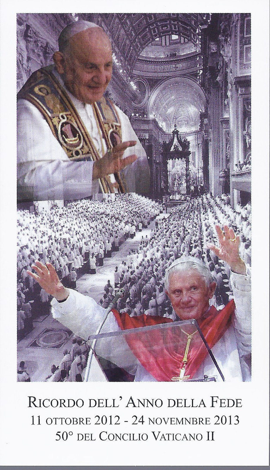 RICORDO DELL'ANNO DELLA FEDE 2012-2013 - SANTINO - AS01