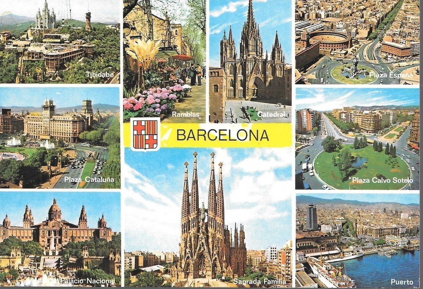 BARCELONA - 9 VEDUTE - V1998