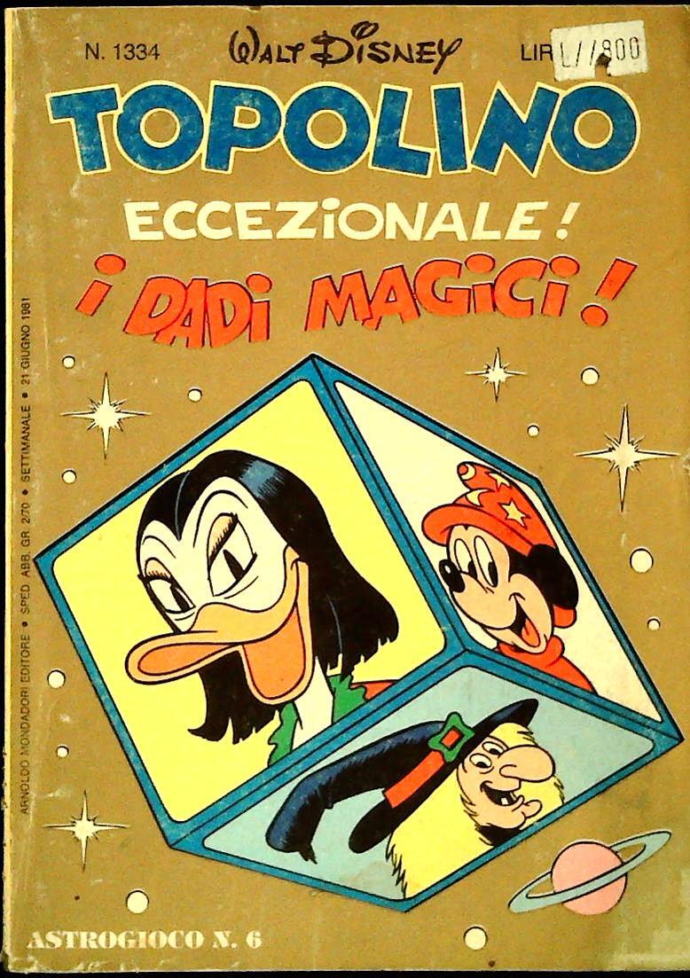 TOPOLINO N. 1334 - 21 GIUGNO 1981