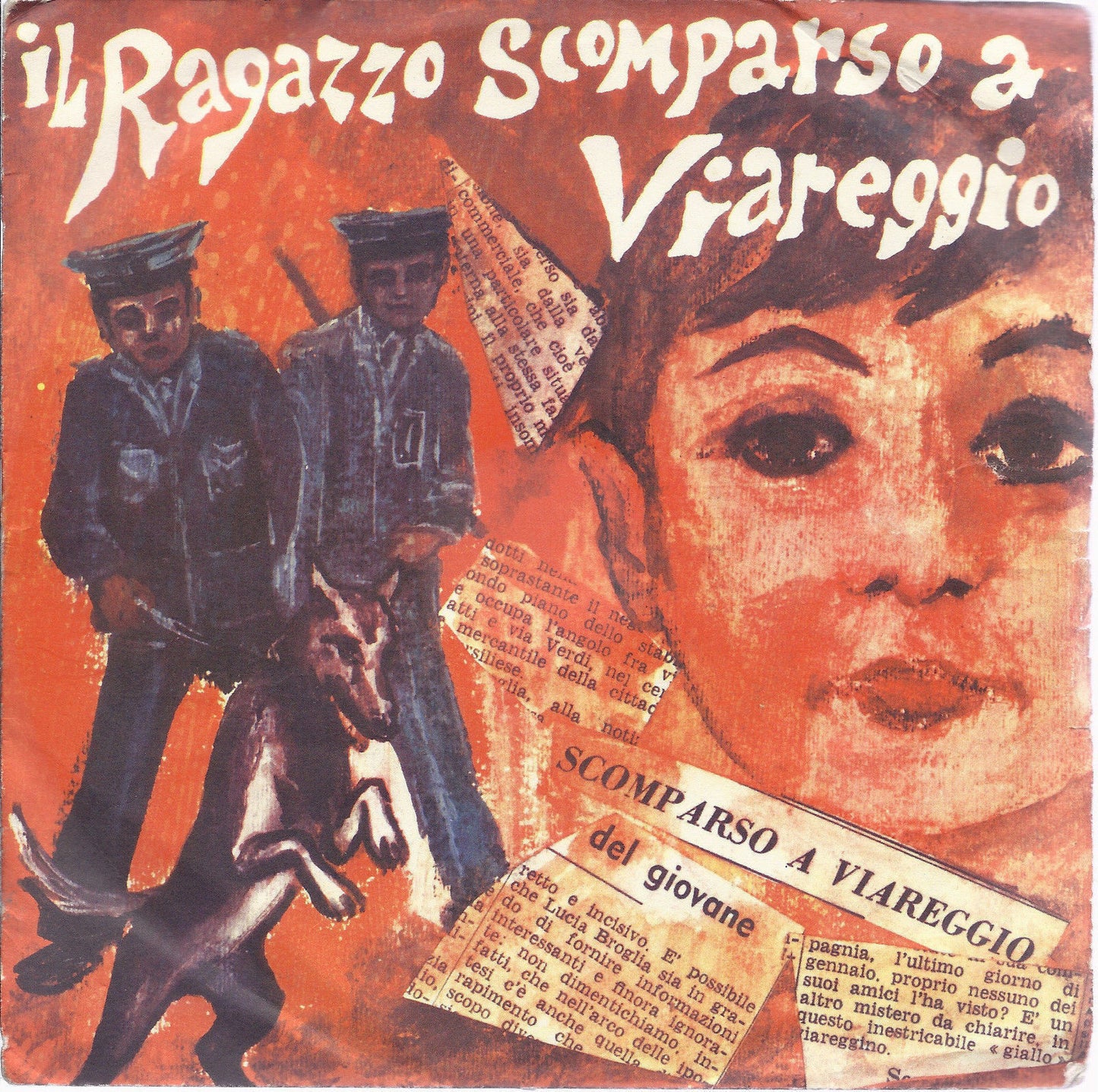 IL RAGAZZO SCOMPARSO A VIAREGGIO - 1° Disco = FRANCO TRINCALE col TRIO MARINO