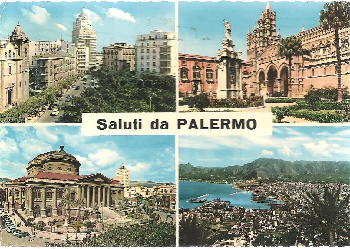PALERMO - 4 VEDUTE - V1970