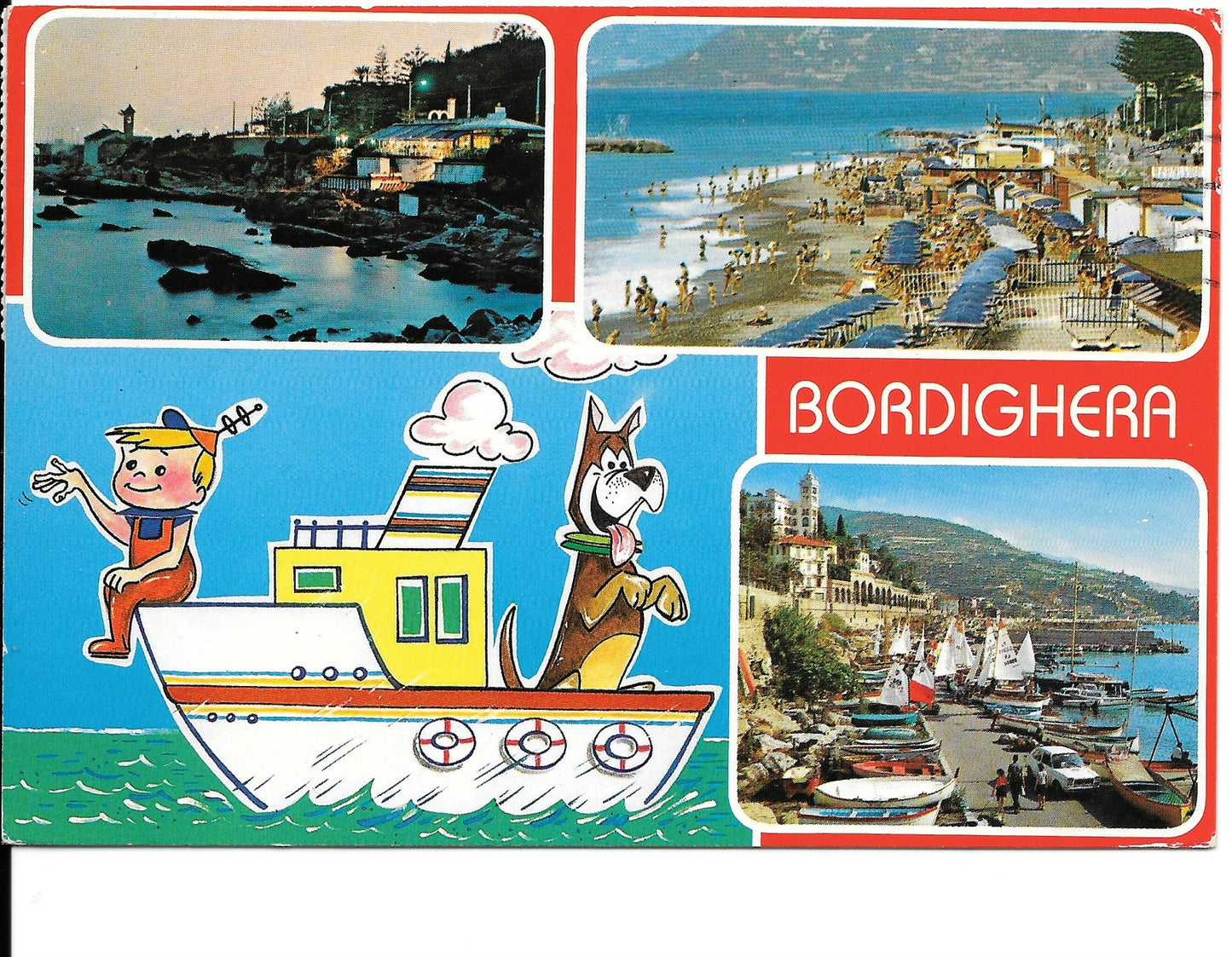 BORDIGHERA - 3 VEDUTE - VIAGGIATA