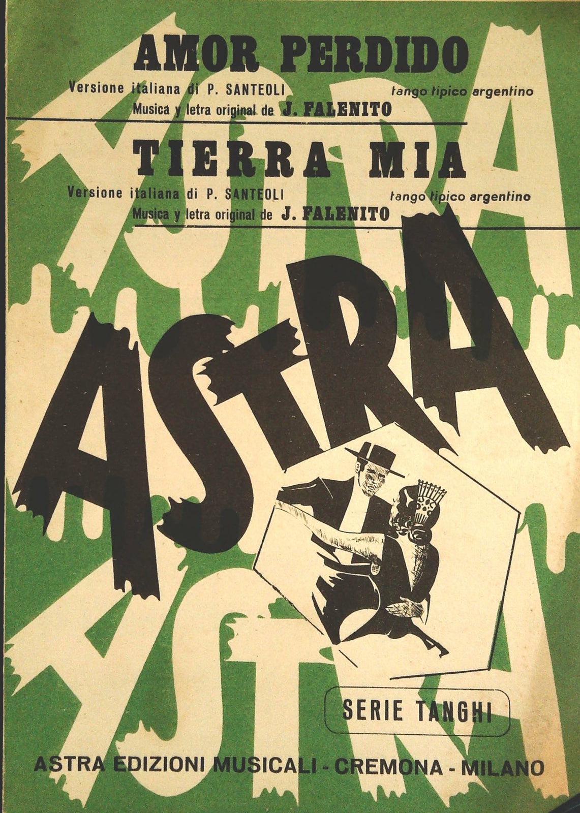 AMOR PERDIDO. TANGO ARGENTINO - TIERRA  IA TANGO RGENTINO - SPARTITO-SHEET MUSIC