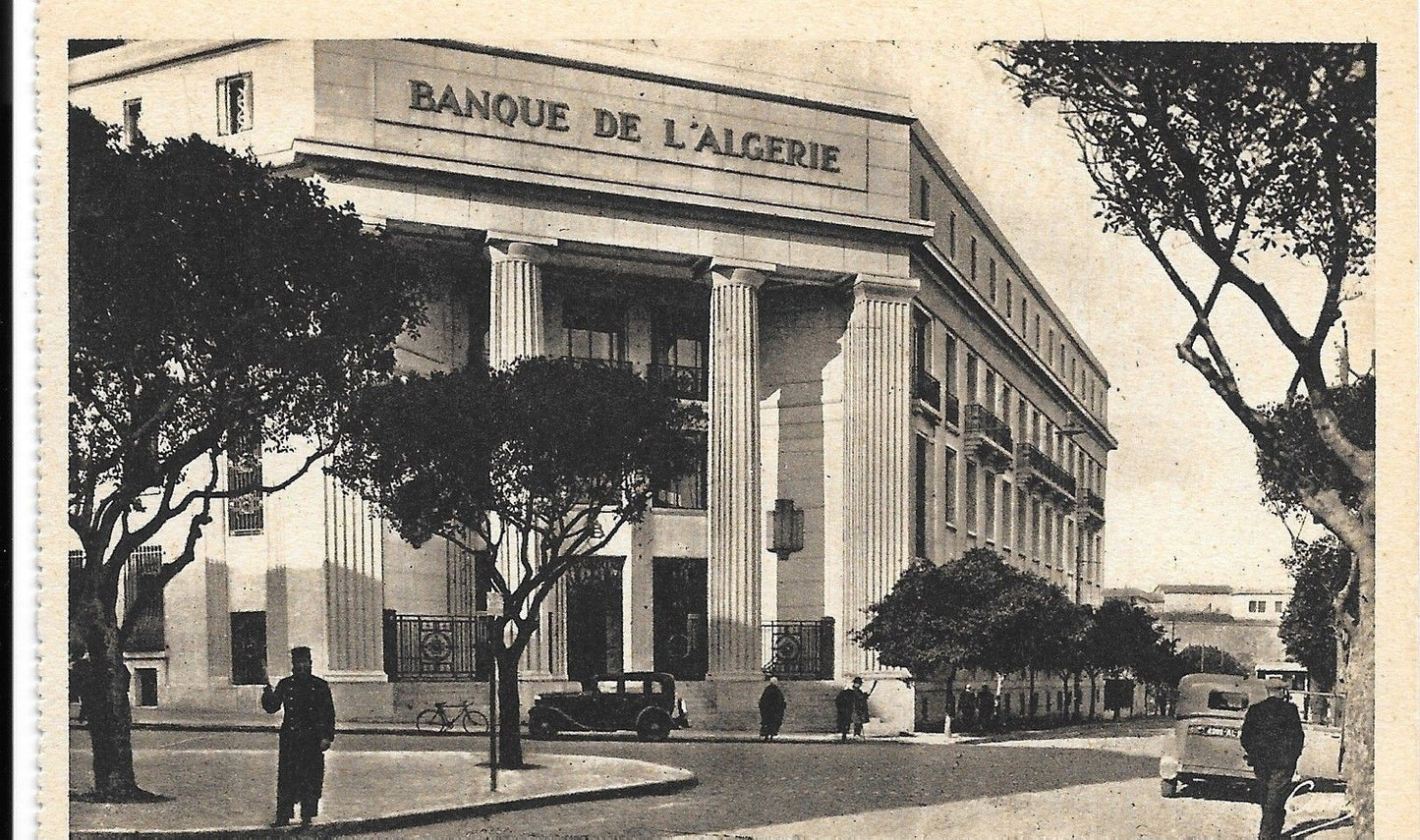 ORAN - LA BANQUE D'ALGERIE - NV