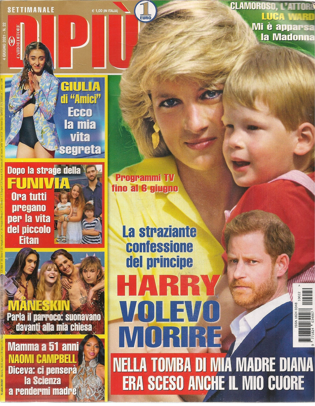 DI PIU 4 GIUGNO 2021 - HARRY - GIULIA DI AMICI - MANESKIN -