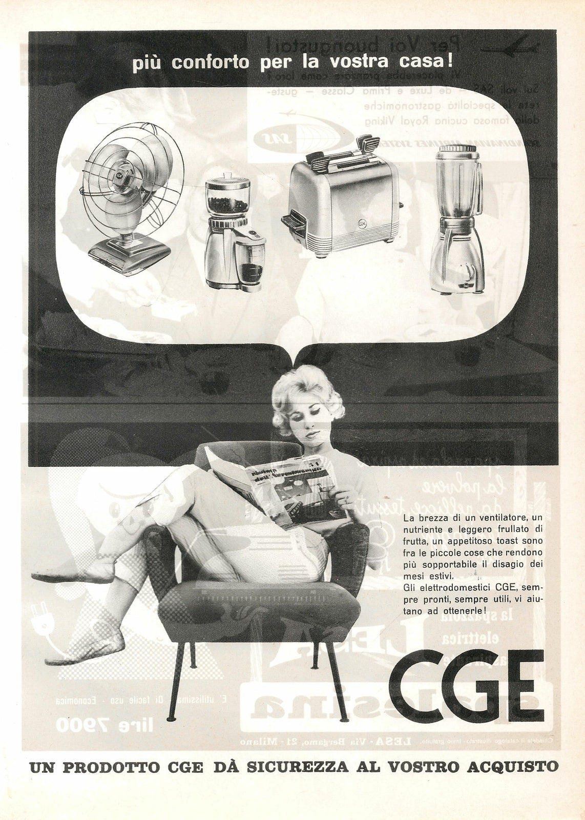 CGE. PIU' CONFORTO PER LA VOSTRA CASA - ADVERTISING
