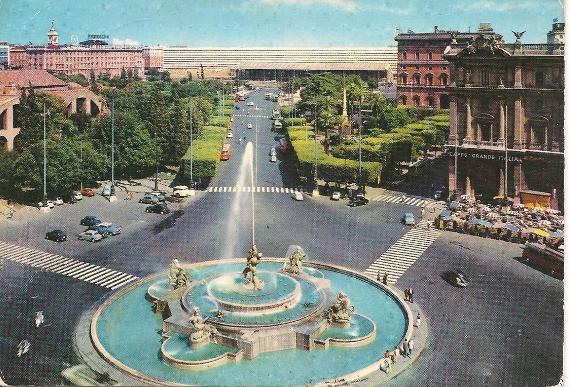 ROMA - PIAZZA DELLA REPUBBLICA - STAZIONE TERMINI - V1970