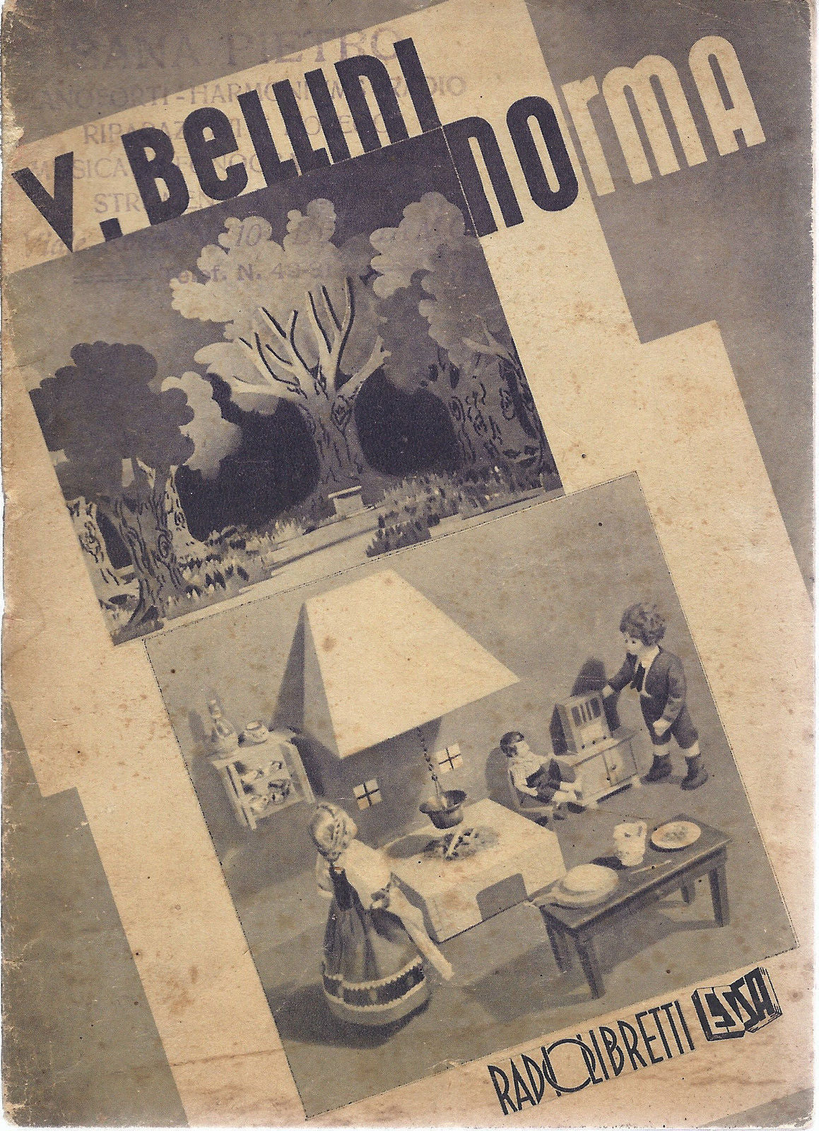 NORMA - V. BELLINI # LIBRETTO D'OPERA - F. Romani - Ed. ES S.A. 1938