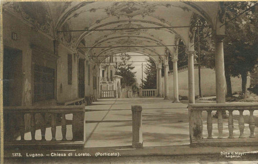 LUGANO - CHIESA DI LORETO - PORTICATO - NV