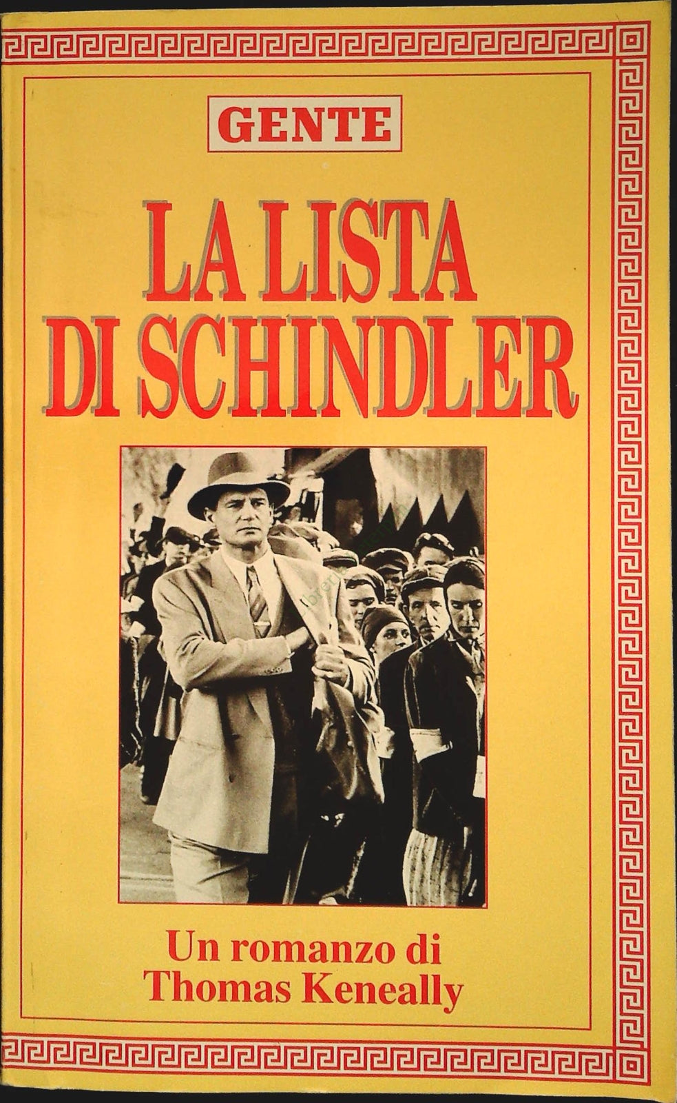 LA LISTA DI SCHINDLER - THOMAS KENEALLY - ENTE 1992 - OUTLET DEL LIBRO