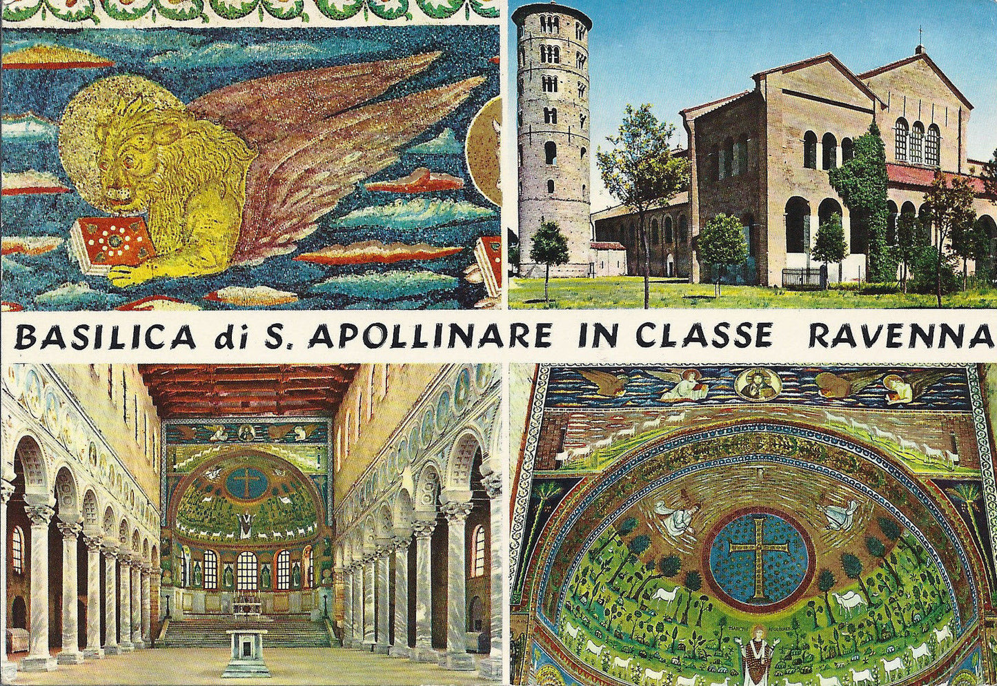 RAVENNA - BASILICA DI S. APOLLINARE IN CLASSE - 4 VEDUTE - V