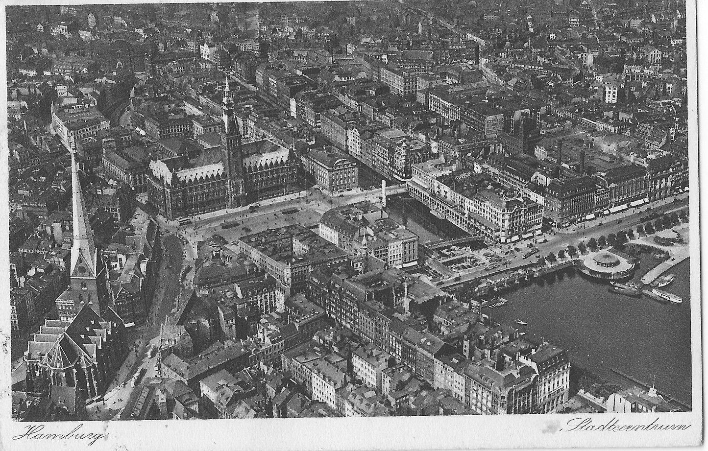 AMBURGO - VEDUTA AEREA/LUFTBILD - V/G1934