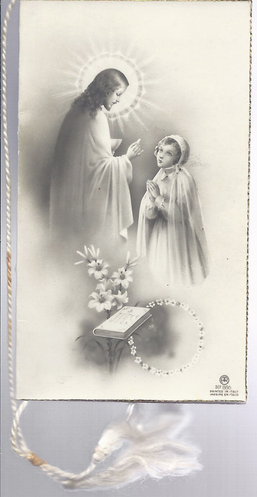 SANTINO - GESU' - PRIMA COMUNIONE - 1948 - AS011-147