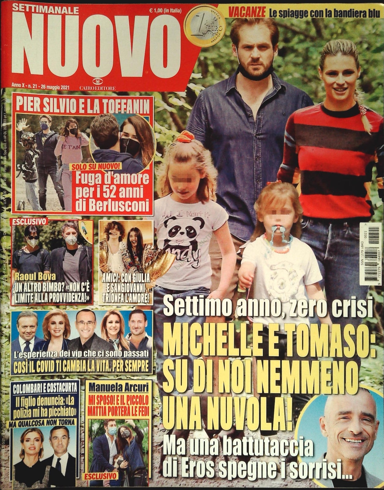 SETTIMANALE NUOVO 26 MAGGIO 2021 - TOMASO-TOFFANIN-ARCURI-RAOUL BOVA