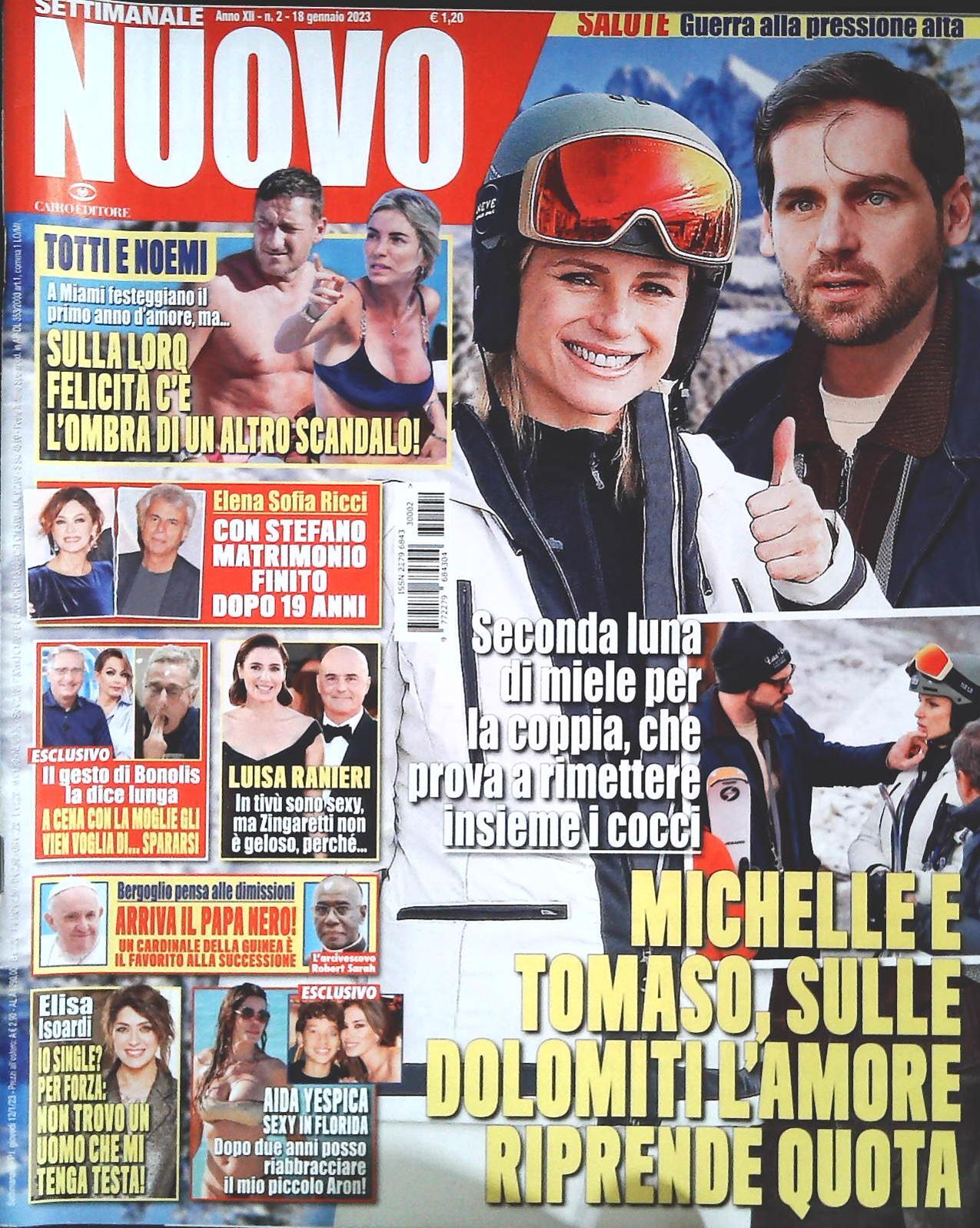 SETTIMANALE NUOVO - 18 GENNAIO 2023 - HUNZICKER - ISOARDI - ELENA SOFIA RICCI