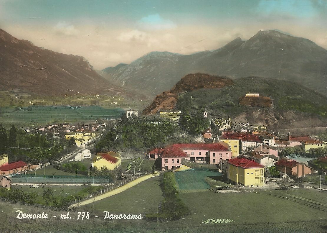DEMONTE - PANORAMA - ACQUARELLATA - V1961