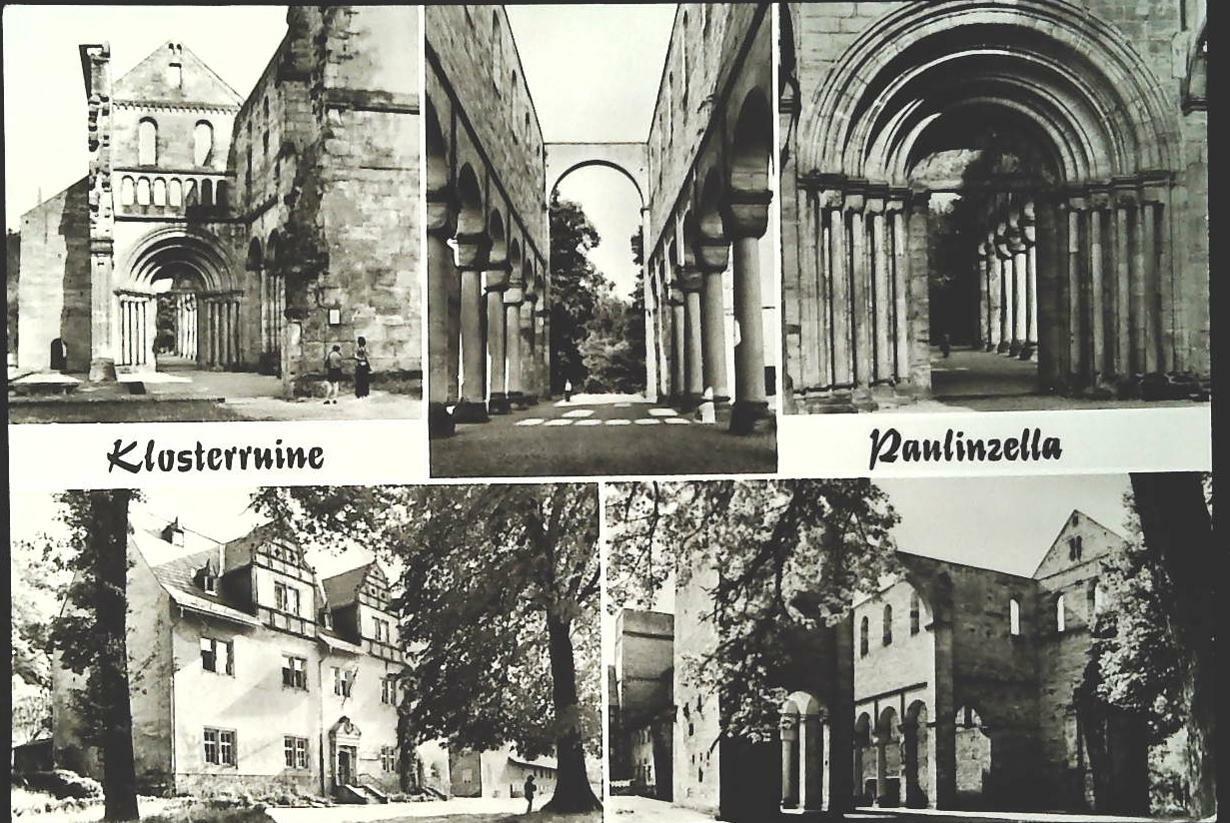 KLOSTERRUINE PAULINZELLA - GERMANIA - CINQUE VEDUTE -V1986