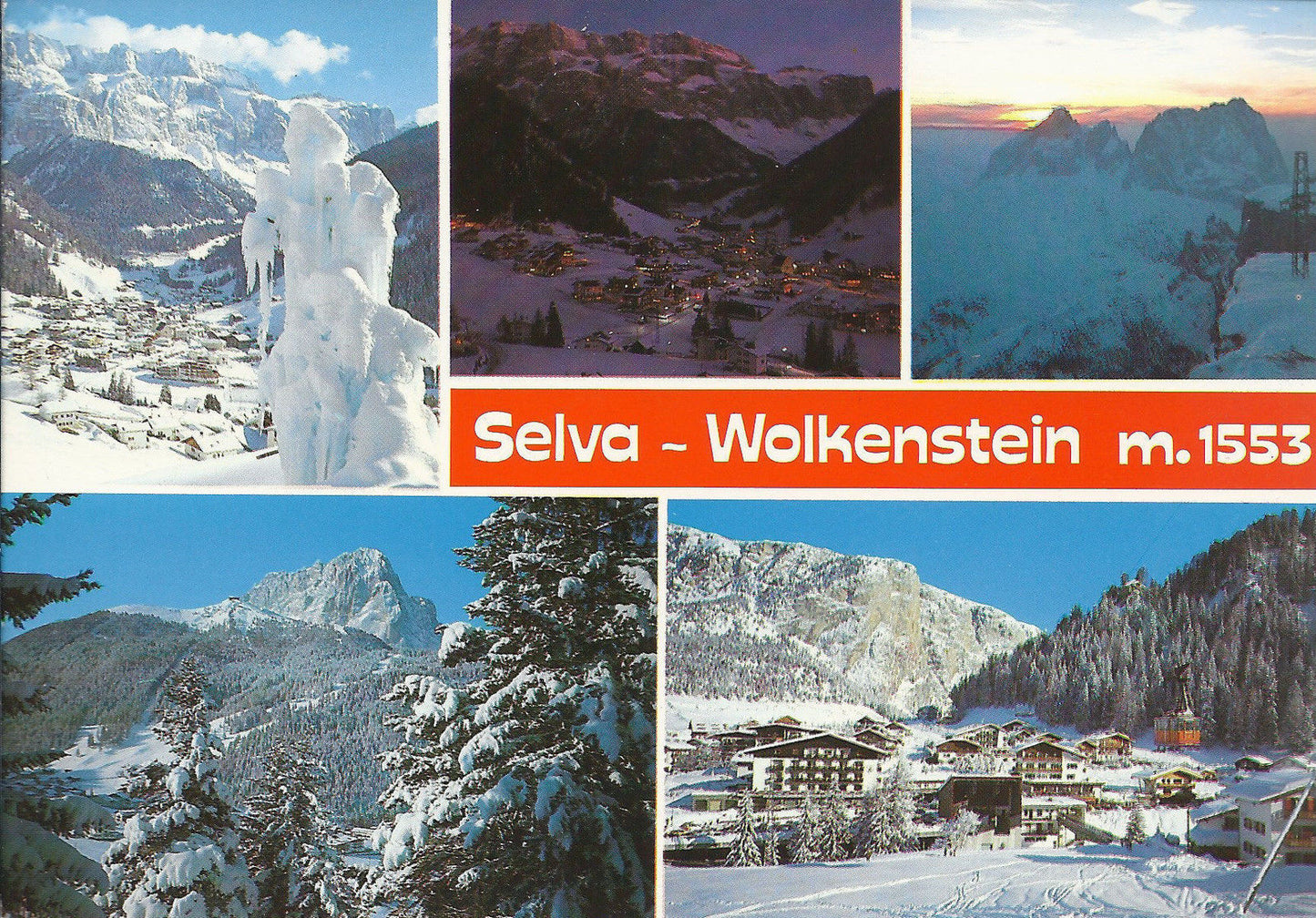 SELVA - WOLKENSTEIN - 5 VEDUTE - V1983