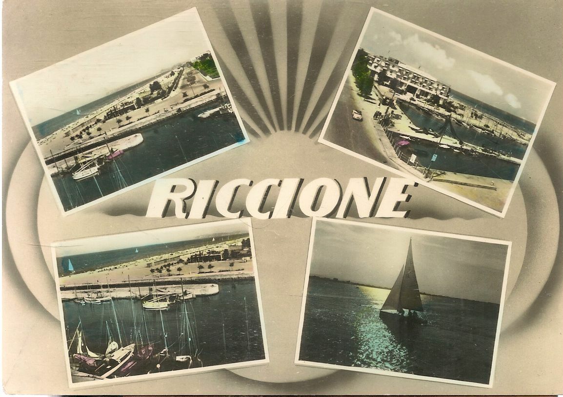 RICCIONE - QUATTRO VEDUTINE - V1955